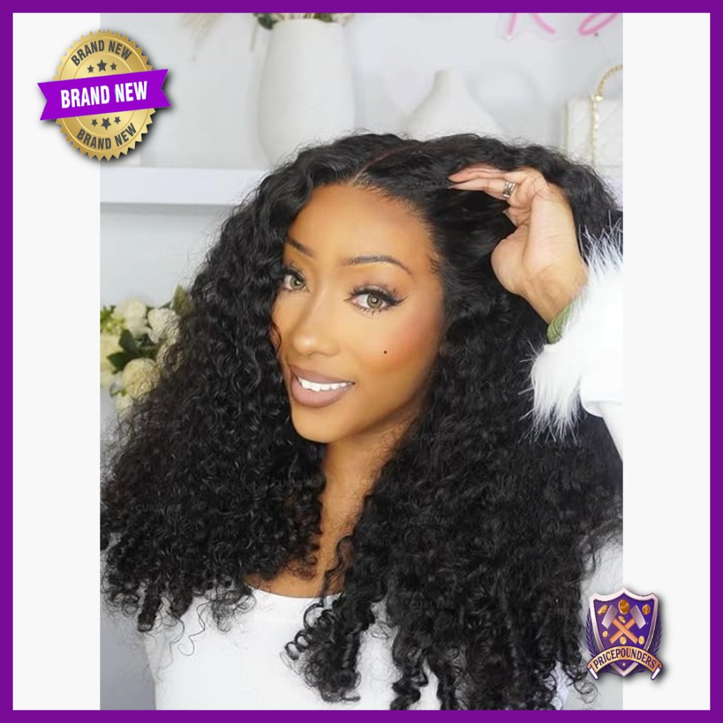 22 Inch Human Hair Wig 200% Density Glueless Lace Front Spiral Curly